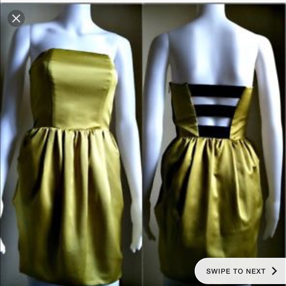 Silky strappy tube dress